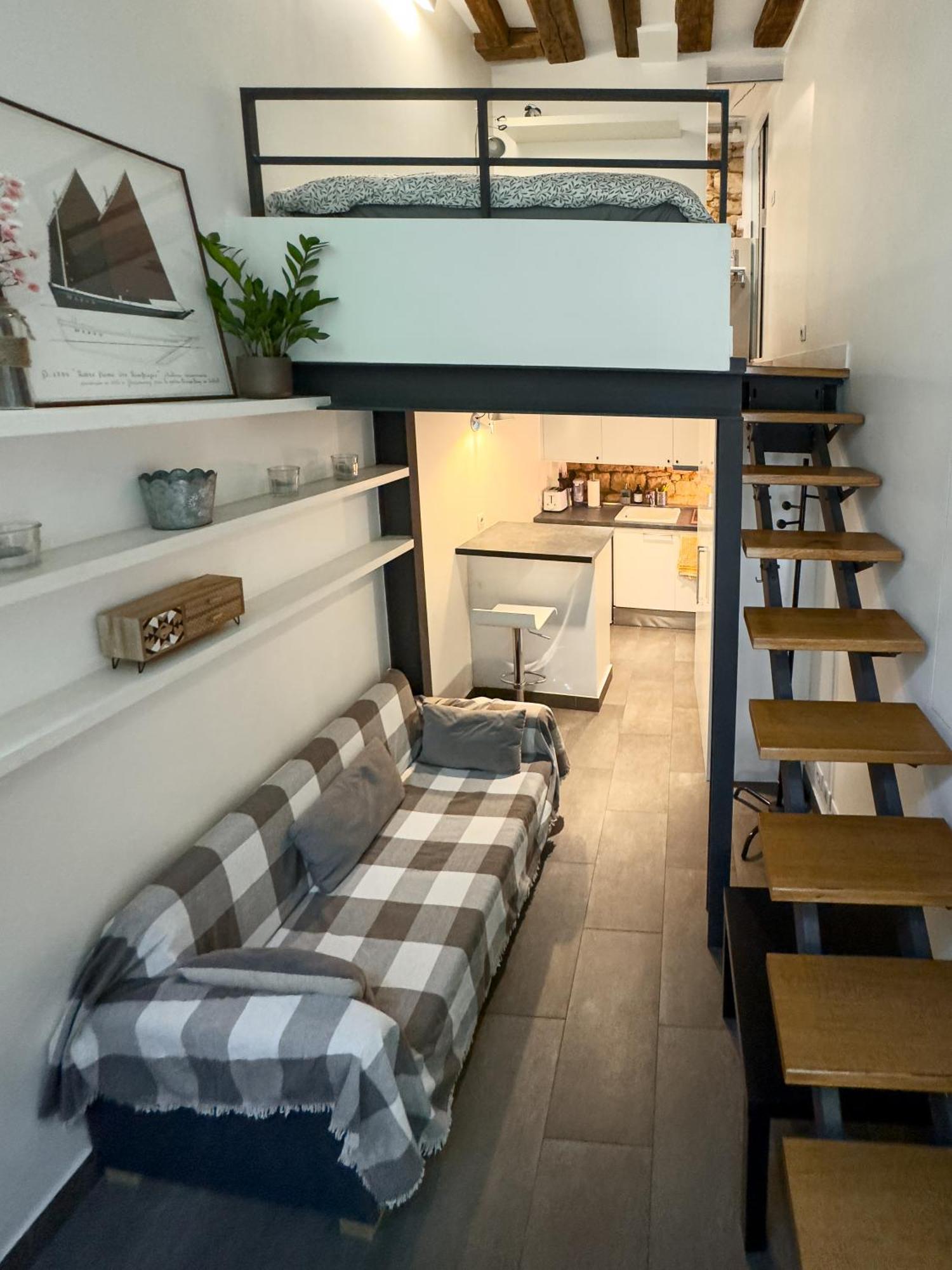 Apartment Studio Independant De Charme Paris